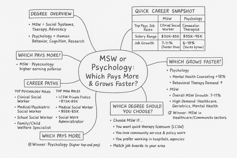 msw psychology