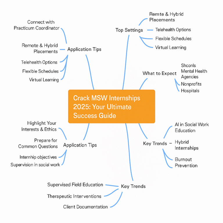 msw internship requirements